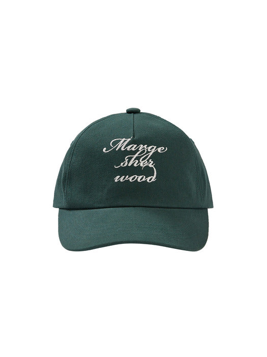 Margesherwood Vintage Logo Ballcap dark green