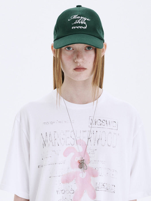 Margesherwood Vintage Logo Ballcap dark green