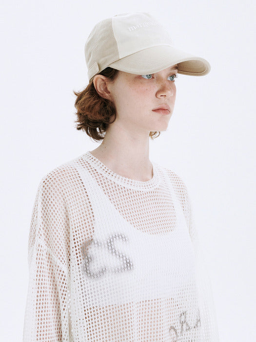 COLORMIX BALLCAP_beige/ivory