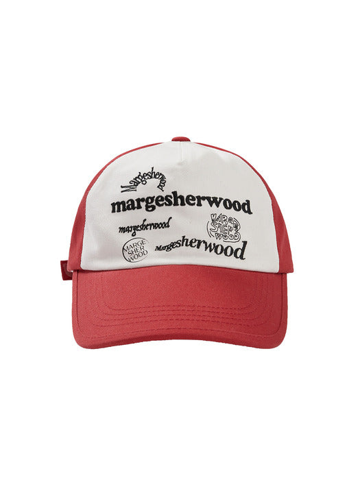 Margesherwood Colormix Ballcap red/white