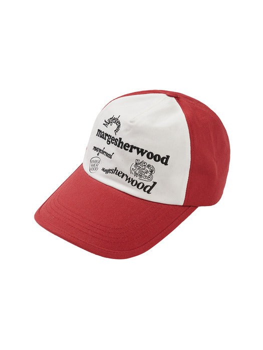 Margesherwood Colormix Ballcap red/white