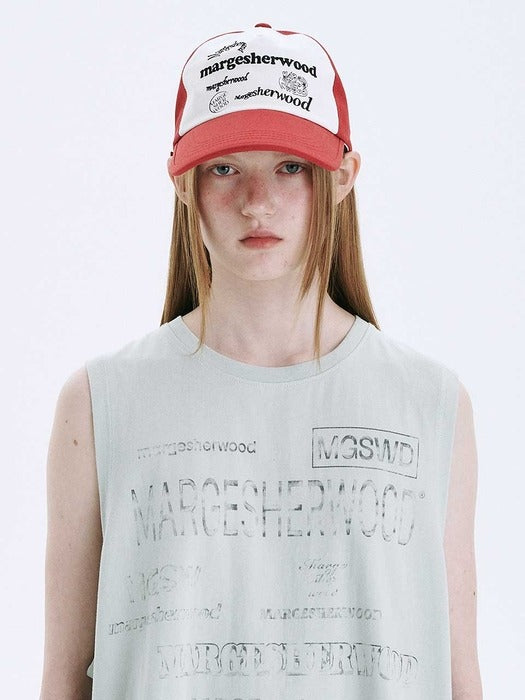 Margesherwood Colormix Ballcap red/white