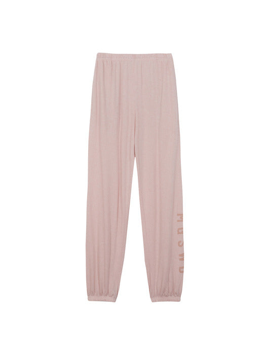 JERSEY BANDING JOGGER PANTS_pink
