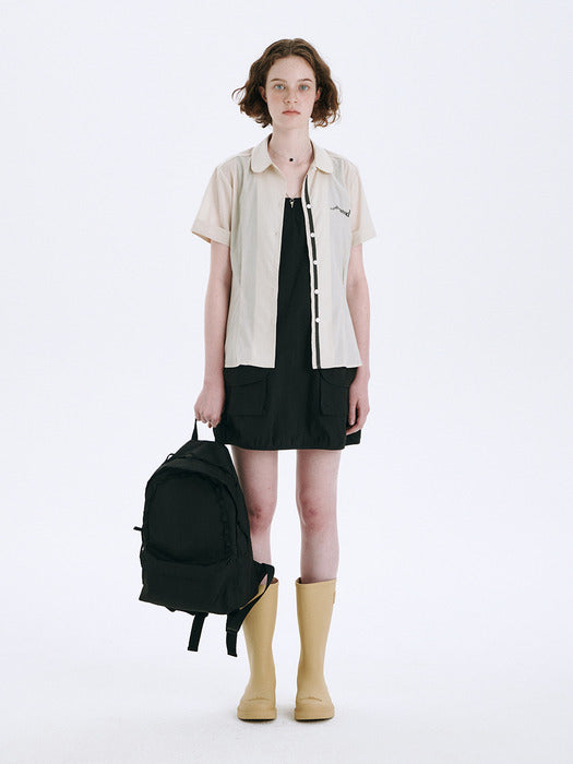 OUTPOCKET MINI DRESS_black