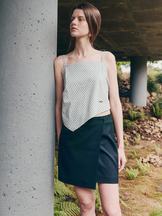 [loeuvre] Wrapped Mini Skirt SW4MS793-10