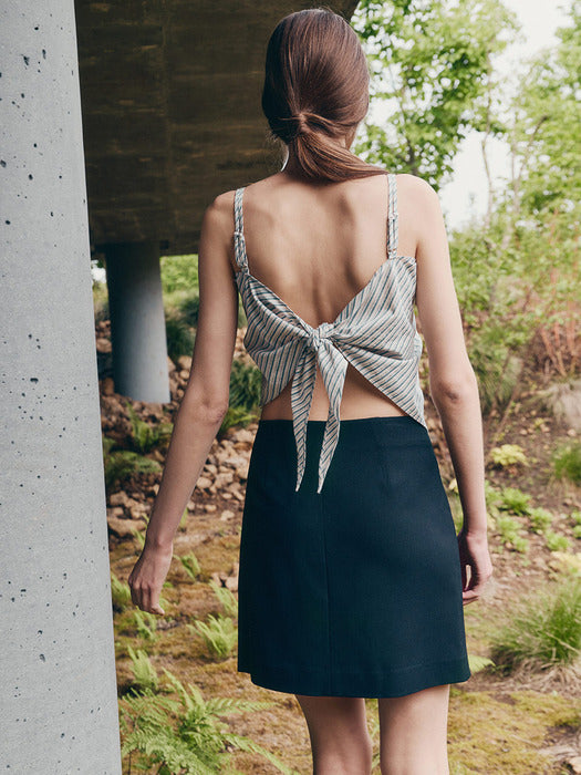 [loeuvre] Wrapped Mini Skirt SW4MS793-10