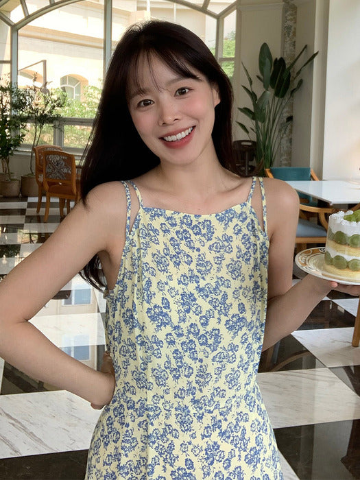 Loeuvre Double String Sleeveless Dress