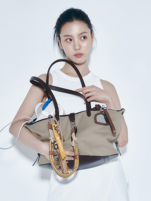 [Highly Recommended] Toque Hola Shopper L (Beige)
