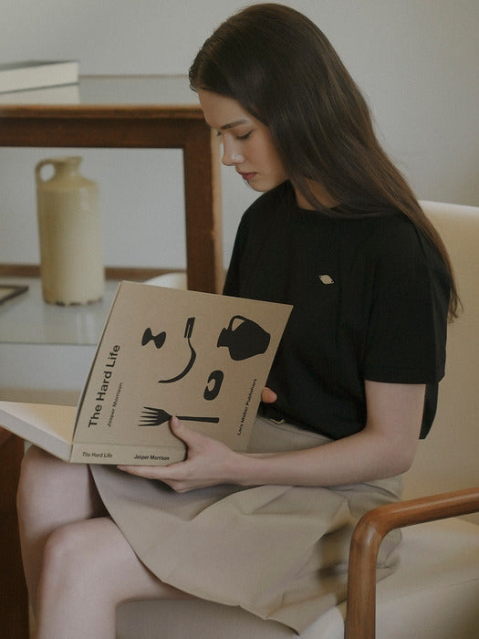 [TILLIDIE] Silket cotton half sleeve t-shirt[2color]