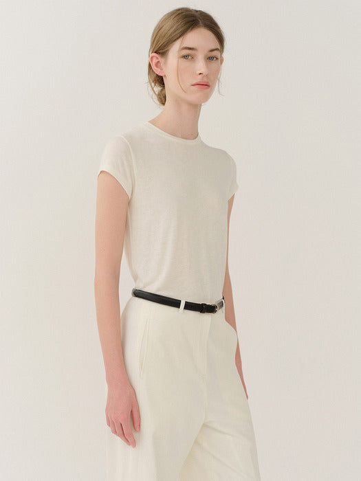 Kindersalmon Jersey Top Ivory