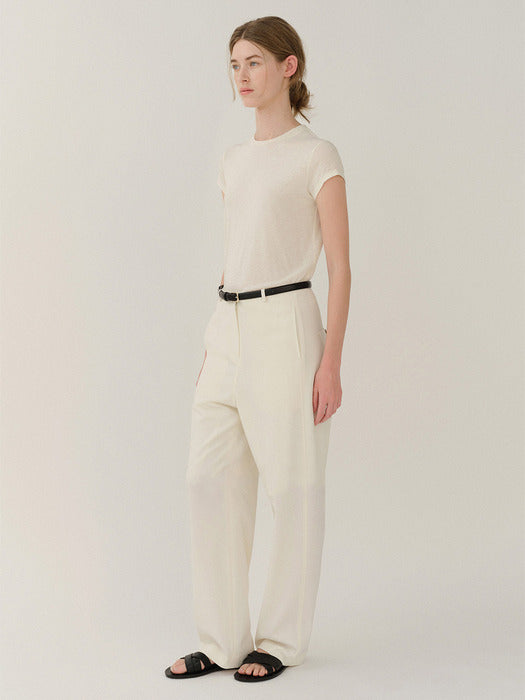 Kindersalmon Jersey Top Ivory