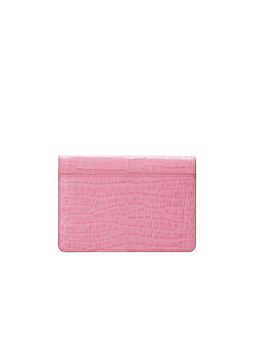 [vunque] V-Slim Pouch Croco Candy Pink