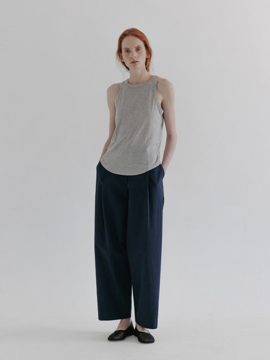 [moia] wide cl pants (navy)