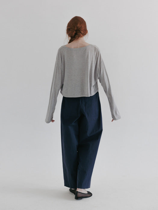 [moia] wide cl pants (navy)
