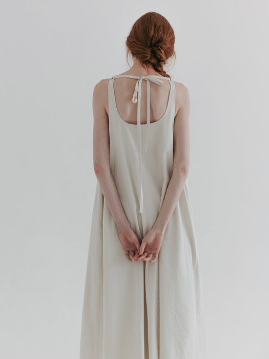 [moia] seersucker dress (ecru)