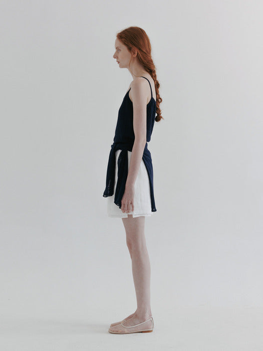 [moia] ribbed sleeveless (navy)