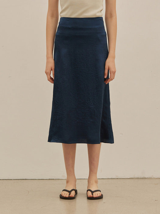Mango Maniplease Tulip Satin Skirt