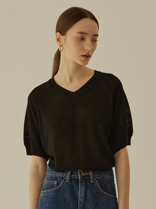Wconcept_Mango_Maniplease Mango Maniplease Waffle V Knit