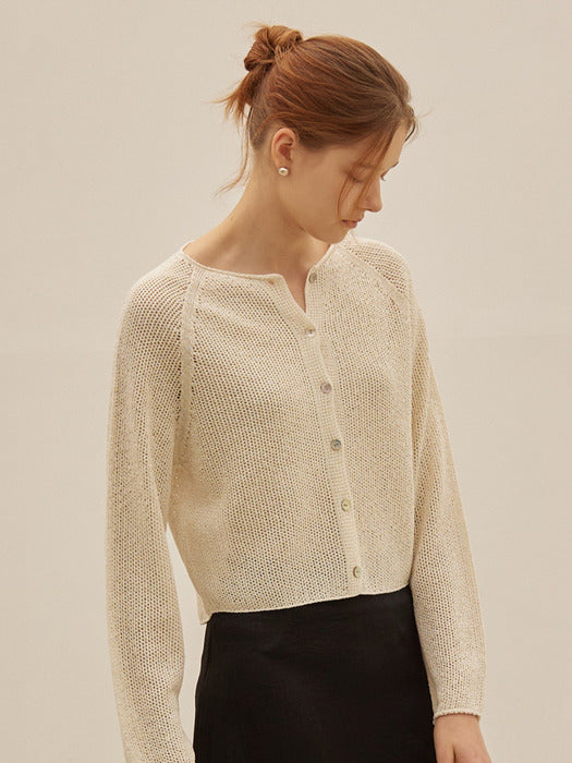 Mango Maniplease Net Summer Cardigan