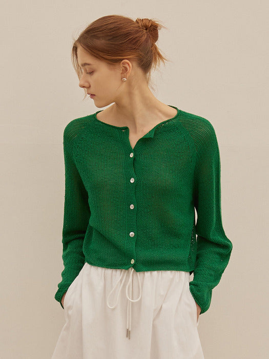 [Mango Maniplease] Net Summer Cardigan (3colors)