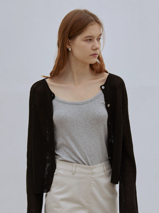 [Mango Maniplease] Net Summer Cardigan (3colors)
