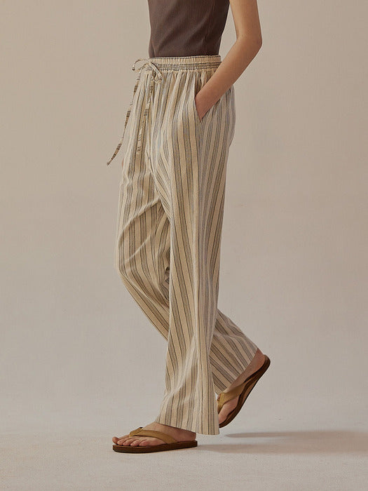Mango Maniplease Malivu Stripe Pants