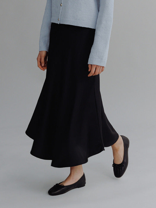 [Mango Maniplease] Shell Satin Skirt (3colors)
