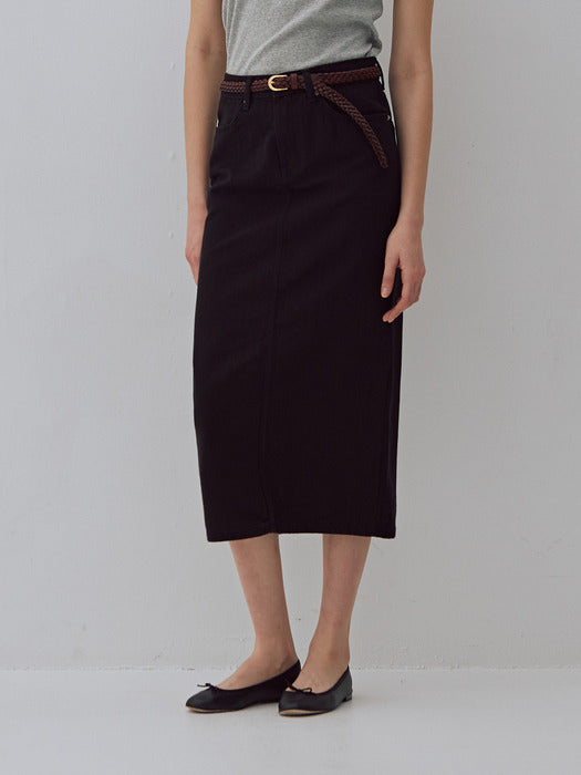 [wconcept_mango_maniplease] Jul Denim Skirt (2colors)