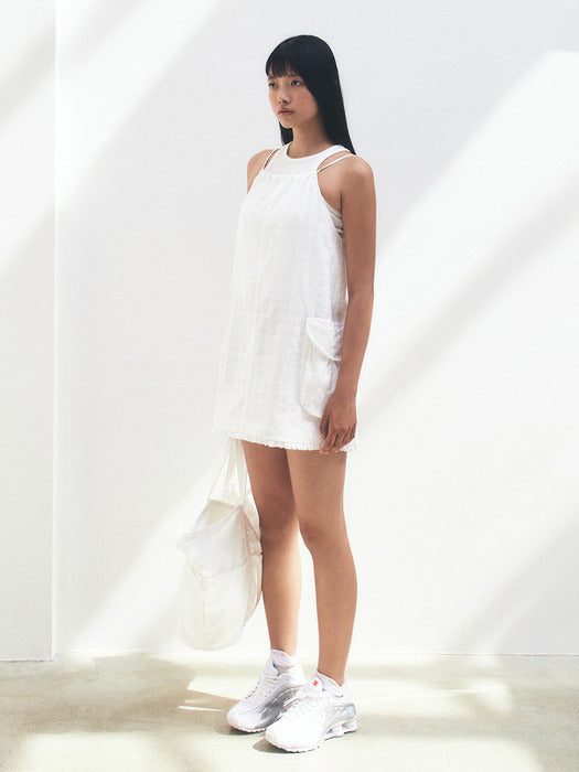 RUSSELL LACE ONE-PIECE [WHITE]