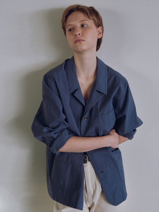 Nothing Written French work jacket (Vintage blue)