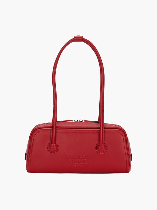SOFT BAGUETTE BAG_apple red plain