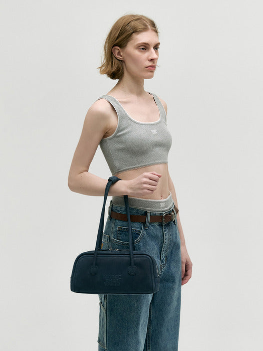 Margesherwood Soft Boston EW indigo nubuck