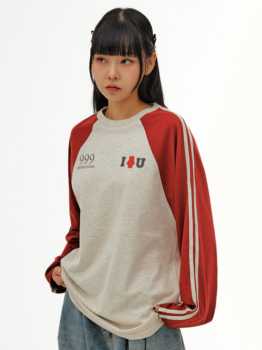 Ambler IgomU Raglan Overfit Long-Sleeve (Burgundy)