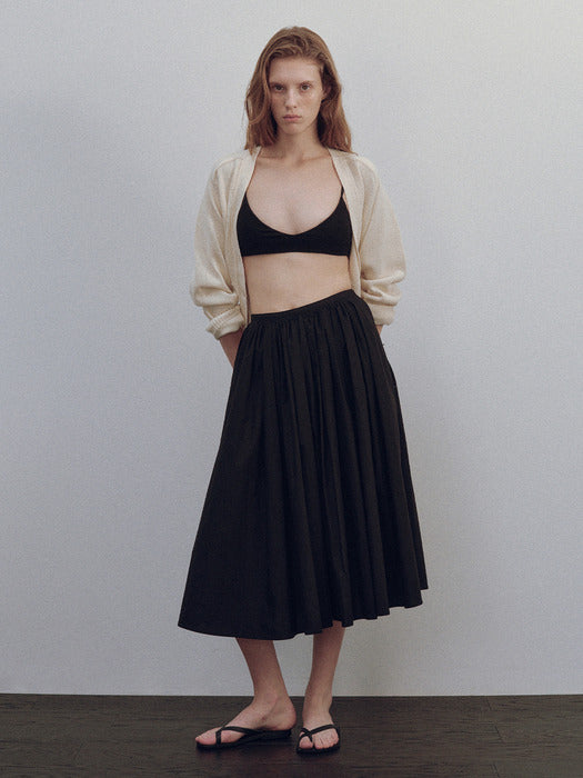[nothing written] Seersucker bikini (Black)