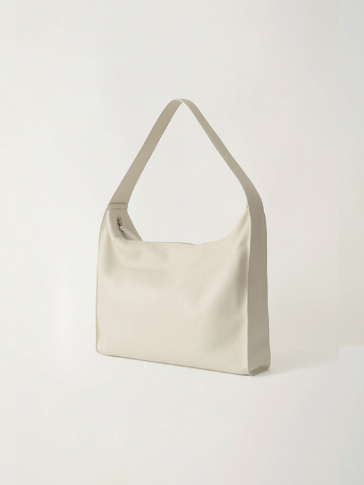 [nothing written] Pibi leather shoulder bag (Salt)
