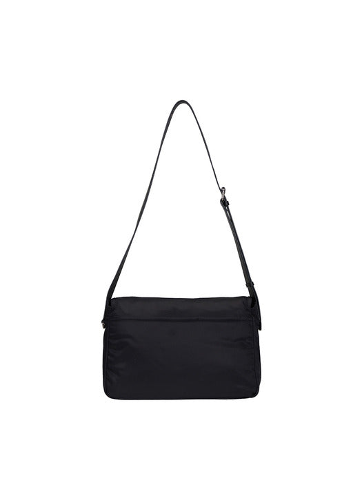 [vunque] Hey Double Pocket Shoulder S (Hey Double Pocket Shoulder Small) Black