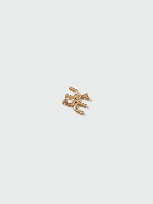 Eenk Zole Petit Symbol Brooch - Gold