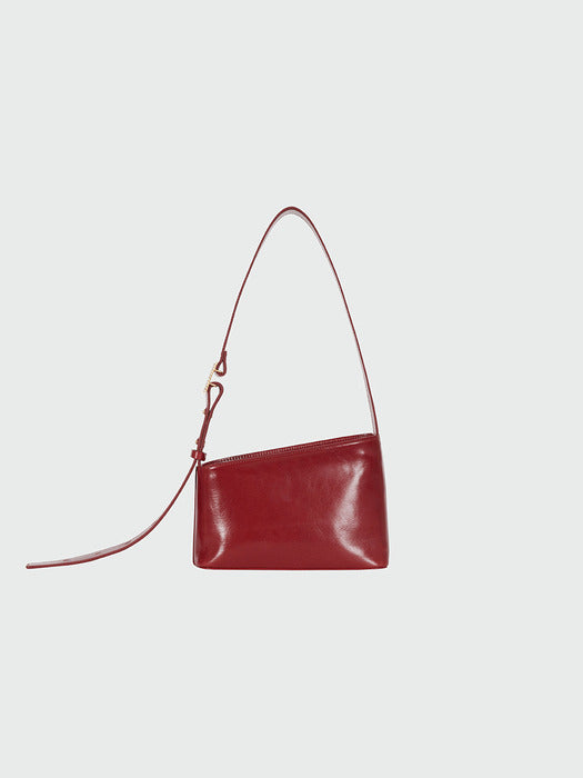 Eenk Halos Small Trapezoid Shoulder Bag - Red