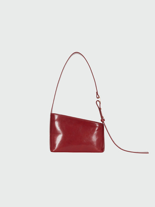 Eenk Halos Small Trapezoid Shoulder Bag - Red