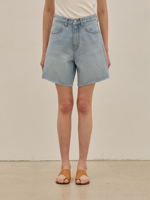 Mango Maniplease Delta Denim Shorts