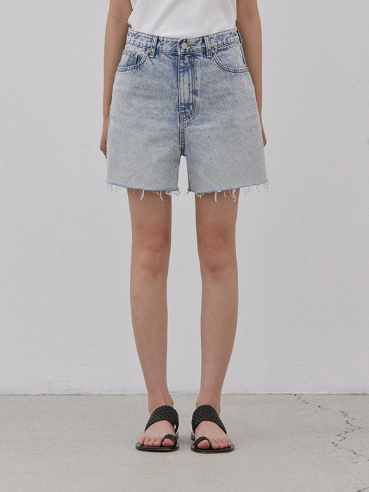 Mango Maniplease Low Denim Shorts