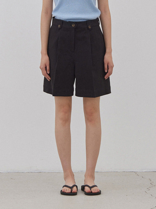 Mango Maniplease Collma Pintuck Shorts