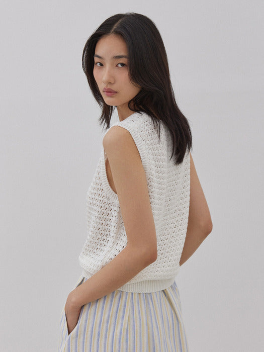 [wconcept_mango_maniplease] Nust Knit Sleeveless (3colors)