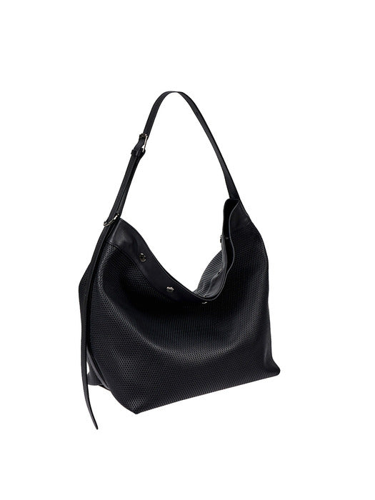 [vunque] [Pick of the Season] Perfect Button-Up Net Hobo Bag (Large) - 2 Colors