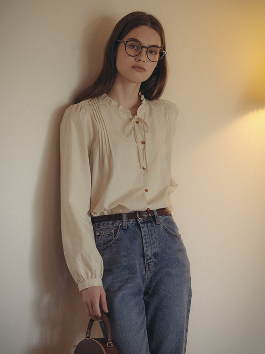 [TILLIDIE] 18mm D-buckle croc leather belt_2color