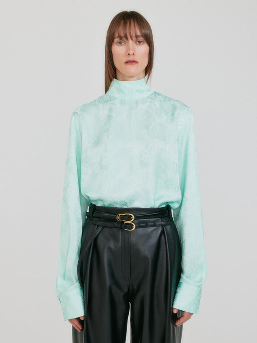 Eenk Znow High Neck Shirt - Mint