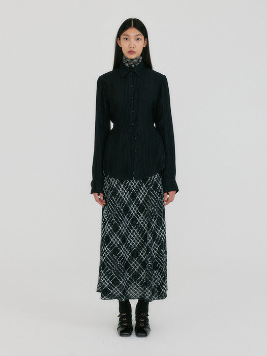 Eenk Zemma Belted Shirt - Black