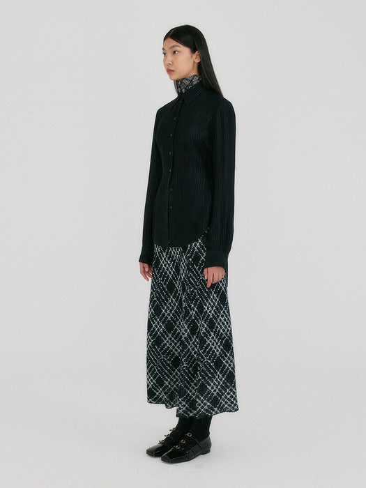 Eenk Zemma Belted Shirt - Black