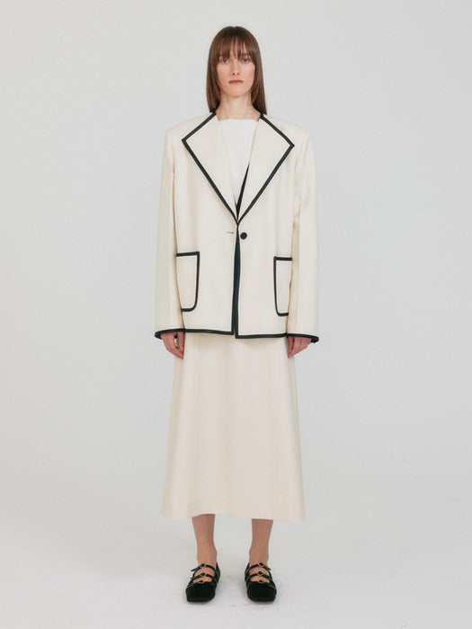 Eenk Zuriel Maxi Skirt - Ivory