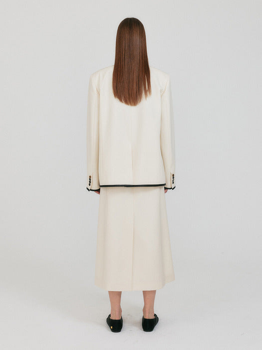 Eenk Zuriel Maxi Skirt - Ivory